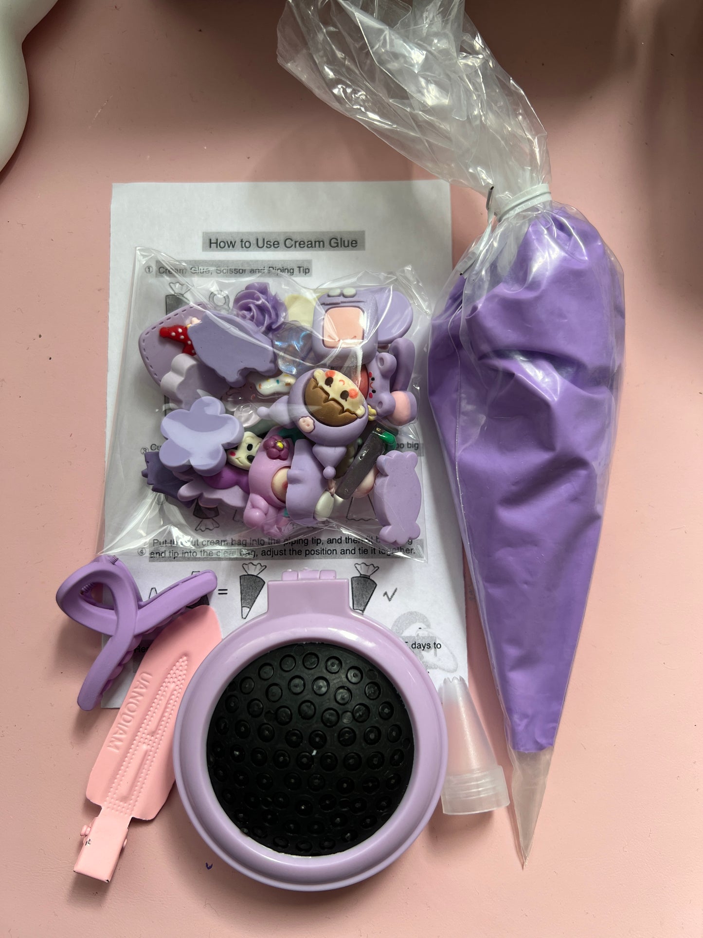 Purple Cream Glue Pack