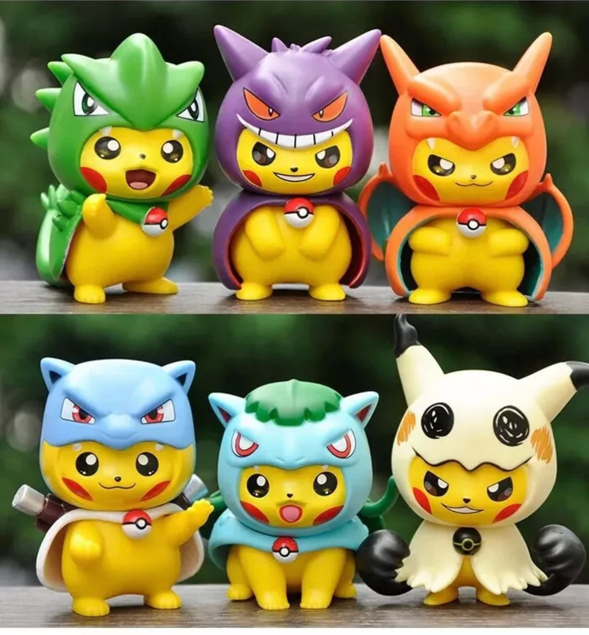 Poncho Pikachu Figure