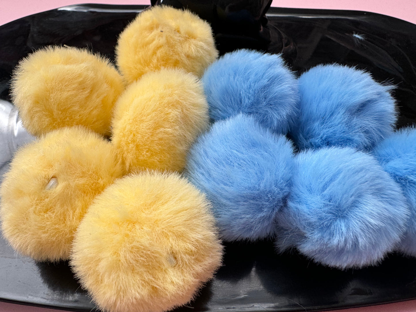 Pompom Blue$Yellow (L)