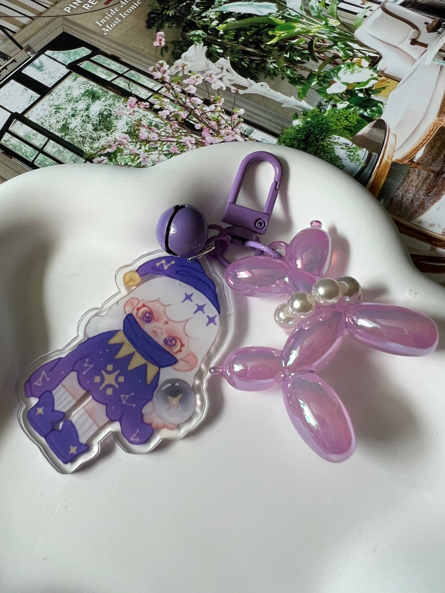 Balloon Dog Keychain