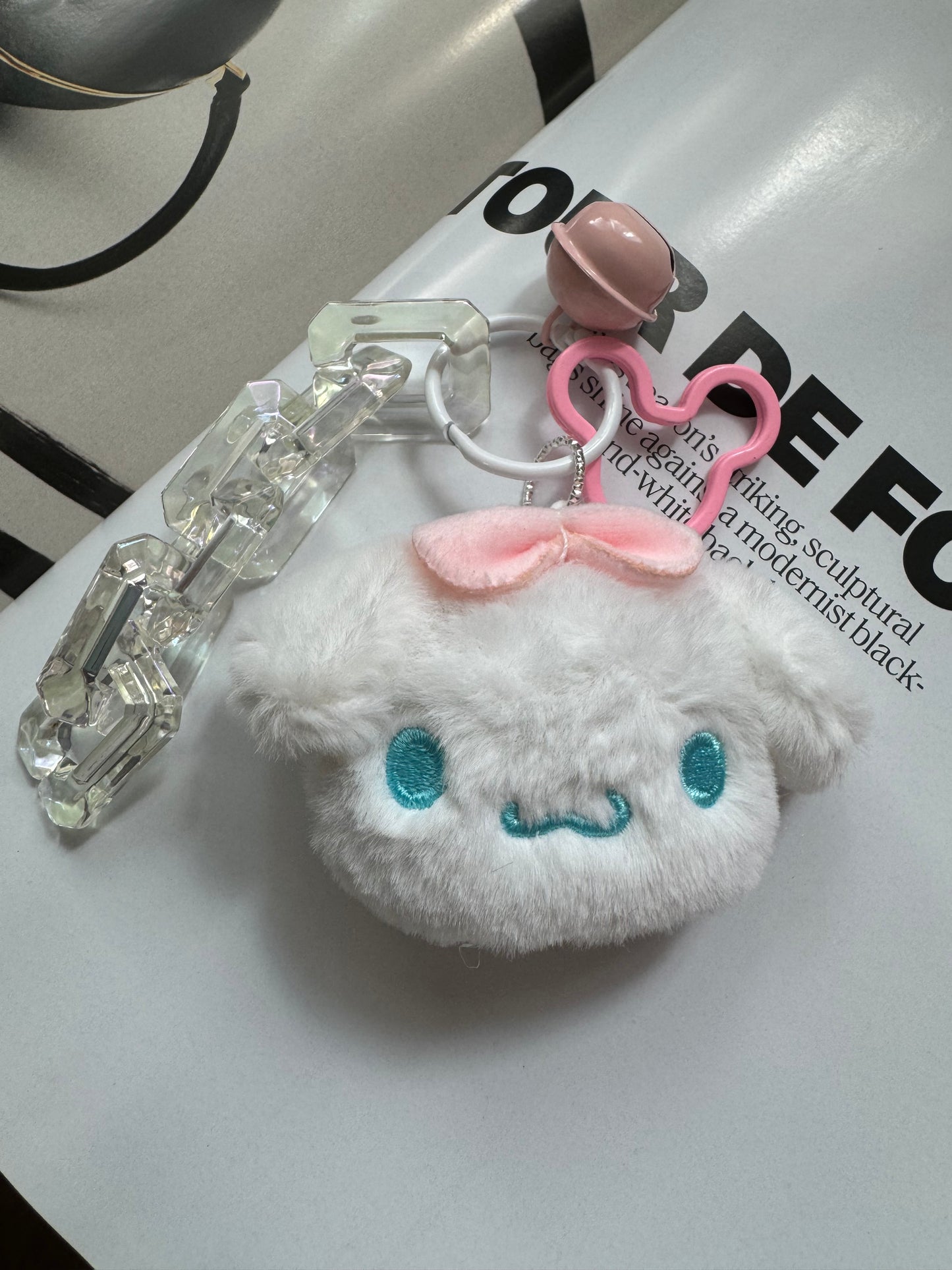 Cinnamon Roll Keychain