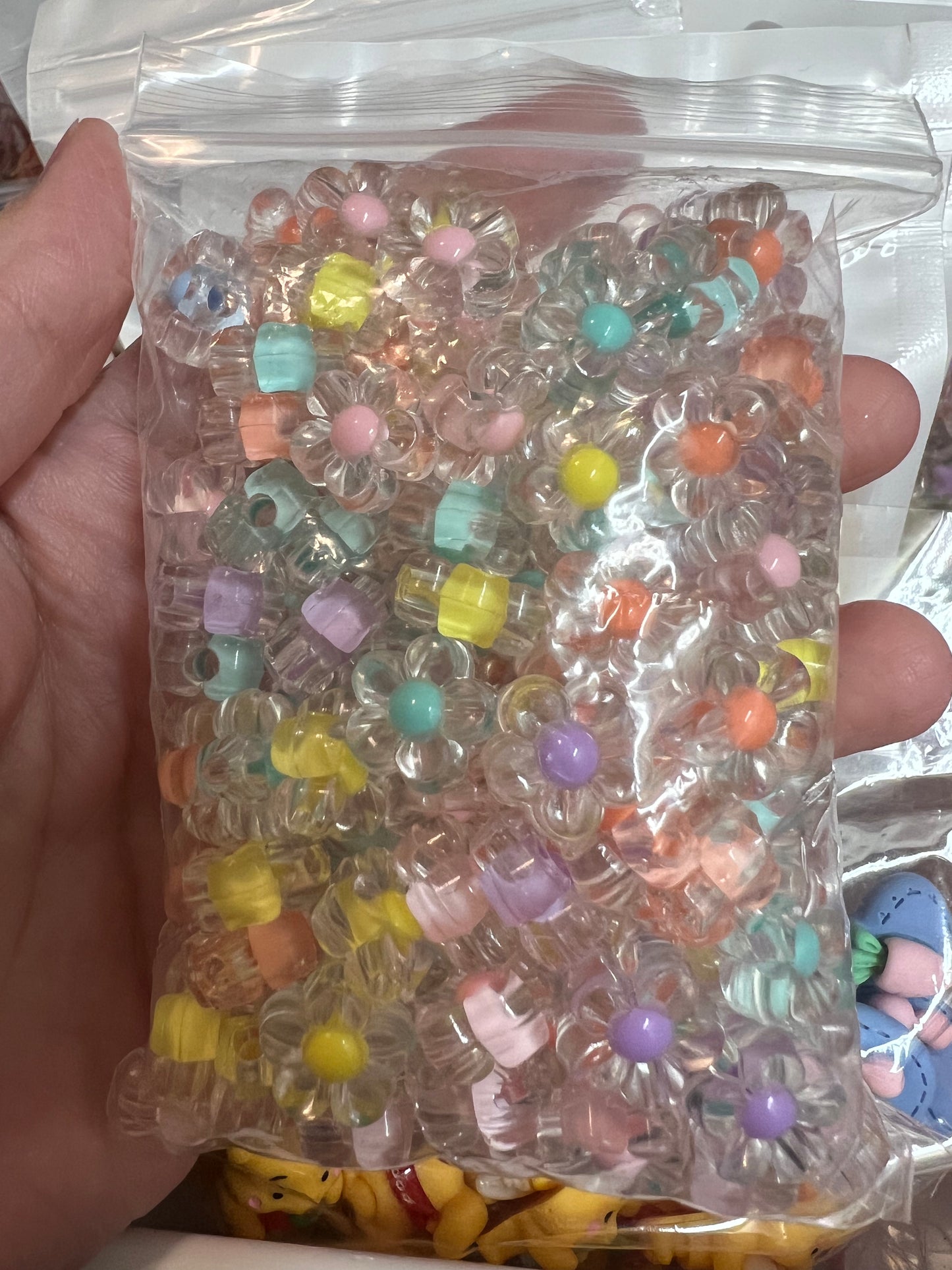 Mixed Flower shape beads