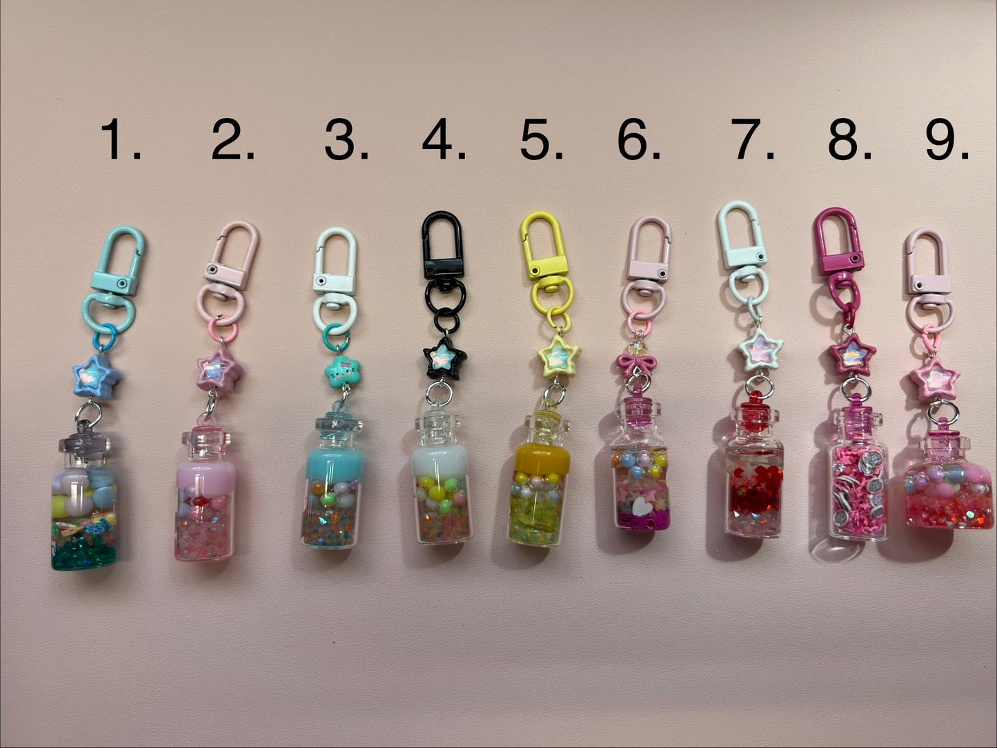 Wish Bottle Keychains