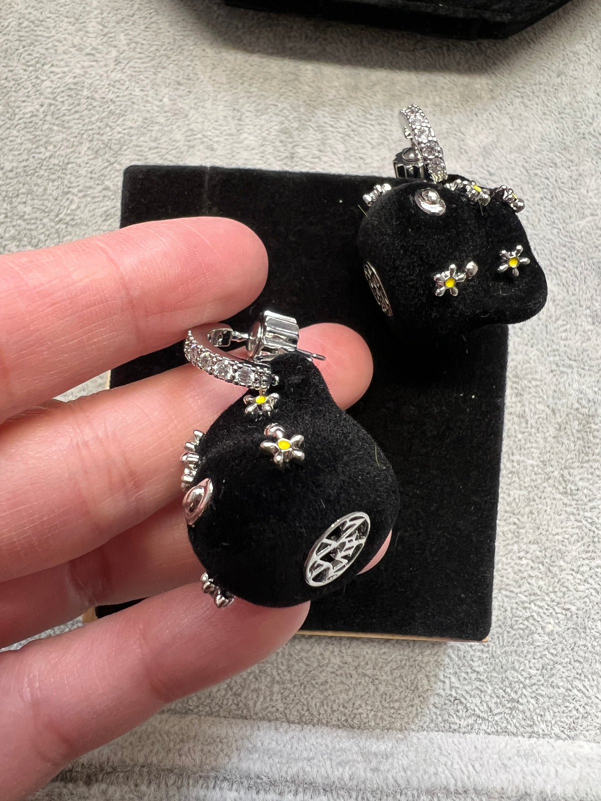 Black Bear Earring