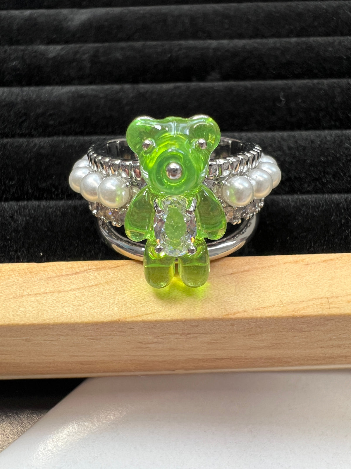 Green Bear Ring