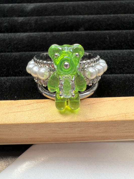 Green Bear Ring