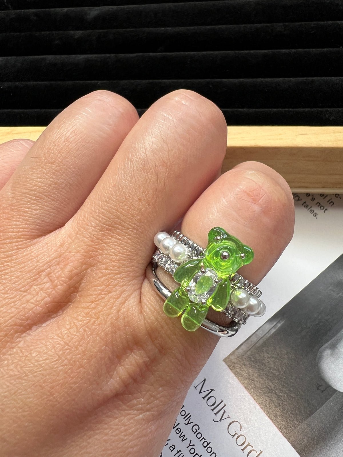 Green Bear Ring