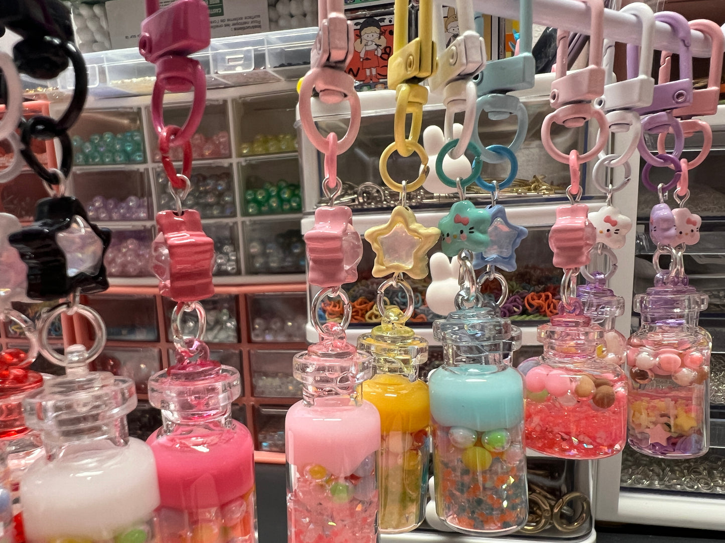 Wish Bottle Keychains