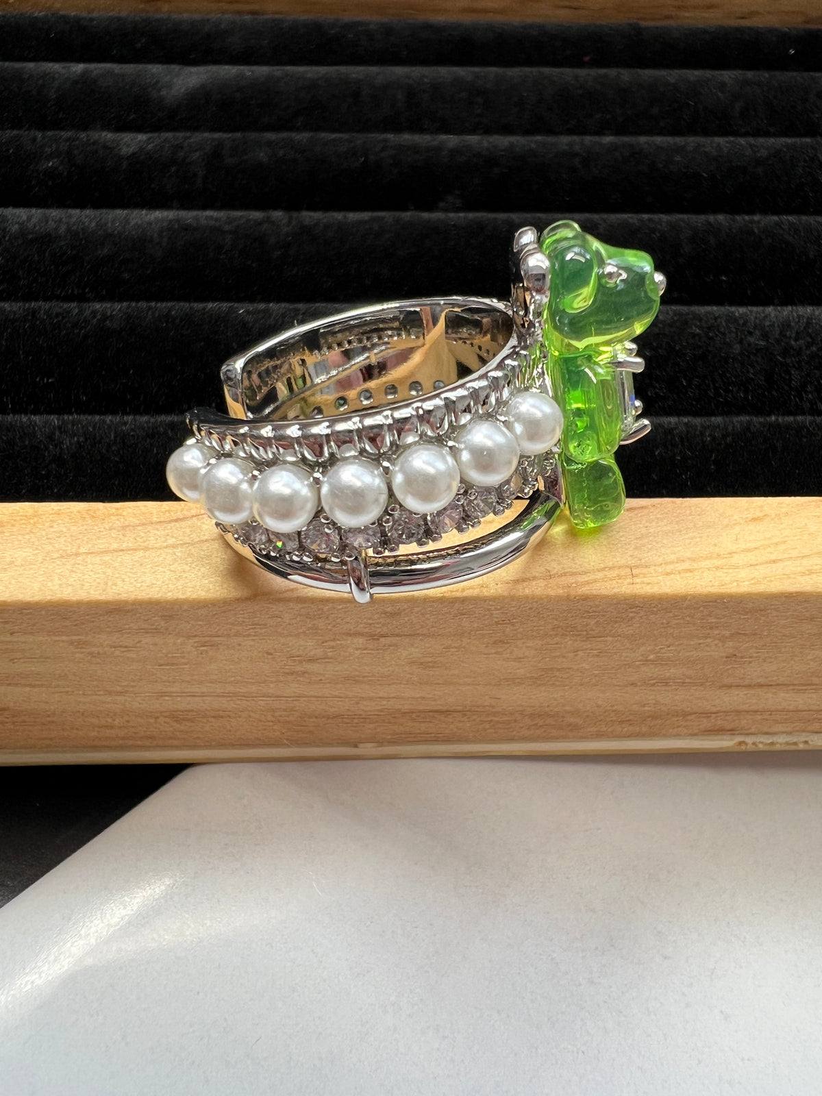 Green Bear Ring