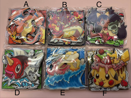 3D Pokemon Magnets