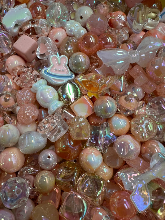 Orange Mixed Beads, High Quality